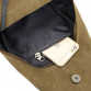 2017 new casual Men's Canvas PU Leather Messenger Shoulder Back pack Sling Chest Bag