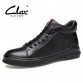 Clax Boot Men Black Genuine Leather Spring Autumn Men&#39;s Ankle Boots Fashion Designer Shoes Luxury Brand32763506315
