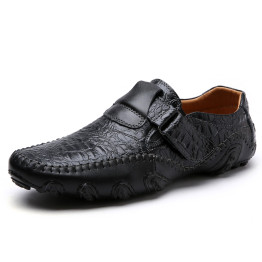 Clax Men Crocodile Shoes Casual 2017 Spring Summer Designer Flats Shoe Male Walking Footwear Driving Shoe Moccasins