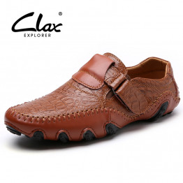Clax Men Crocodile Shoes Casual 2017 Spring Summer Designer Flats Shoe Male Walking Footwear Driving Shoe Moccasins