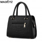 Luxury Crocodile leather women handbags Famous brands designer women messenger bags female fringed shoulder bag women's pouch