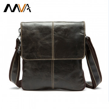 MVA Genuine Leather Men Bag Fashion Leather Crossbody Bag Men Messenger Bags Casual Shoulder Designer Handbags Man Bags 2017 NEW32415288111