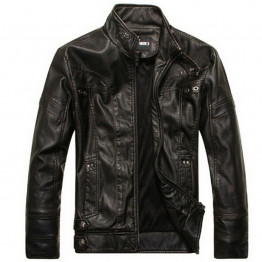 Men's Jacket Spring Autumn motorcycle leather jackets men leather jacket jaqueta de couro masculina,mens leather jackets Parka