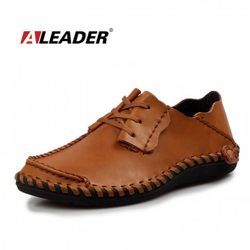 Men Leather Shoes Casual 2017 Autumn Fashion Shoes For Men Designer Shoes Casual Breathable Big Size Mens Shoes Comfort Loafers1688785555