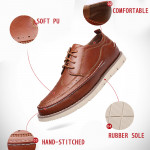Top Classic Men Flats Shoes Oxford Style Business Handmade Lace-Up Leather Bullock Supper Light Comfortable Deby Brogues Design