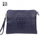 Vintage Women Messenger Bags Luxury Split Leather Cowhide Envelope Clutch Crocodile Pattern Handbags CrossBody Shoulder Bolsos