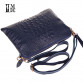 Vintage Women Messenger Bags Luxury Split Leather Cowhide Envelope Clutch Crocodile Pattern Handbags CrossBody Shoulder Bolsos