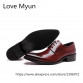luxury brand design mens wedding dress shoes pointed toe business casual shoes men man fashion party formal suit leather shoes